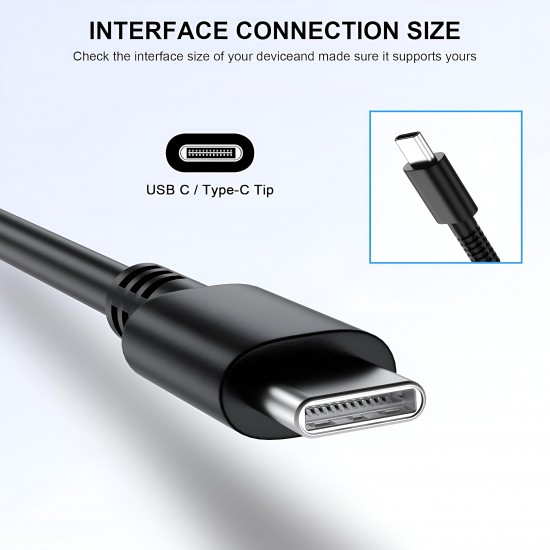 Charger Laptop Dell TYPE C 20W 3.25A 65W Original
